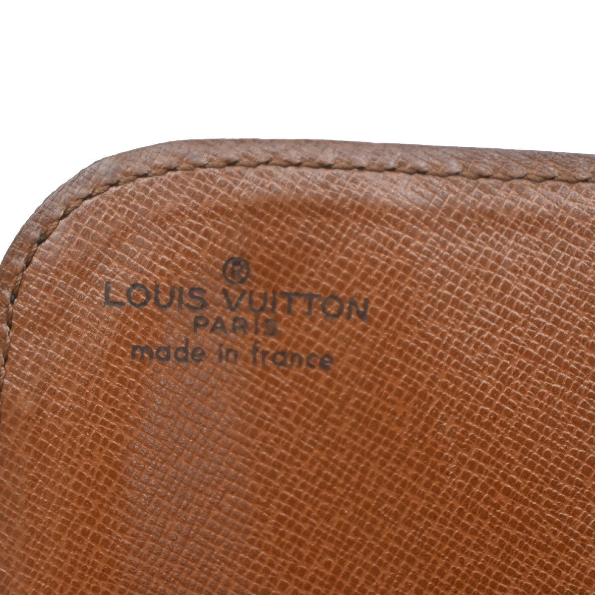 LOUIS VUITTON Cartouchiere MM Shoulder Bag Monogram Leather Brown M51253 85KD121