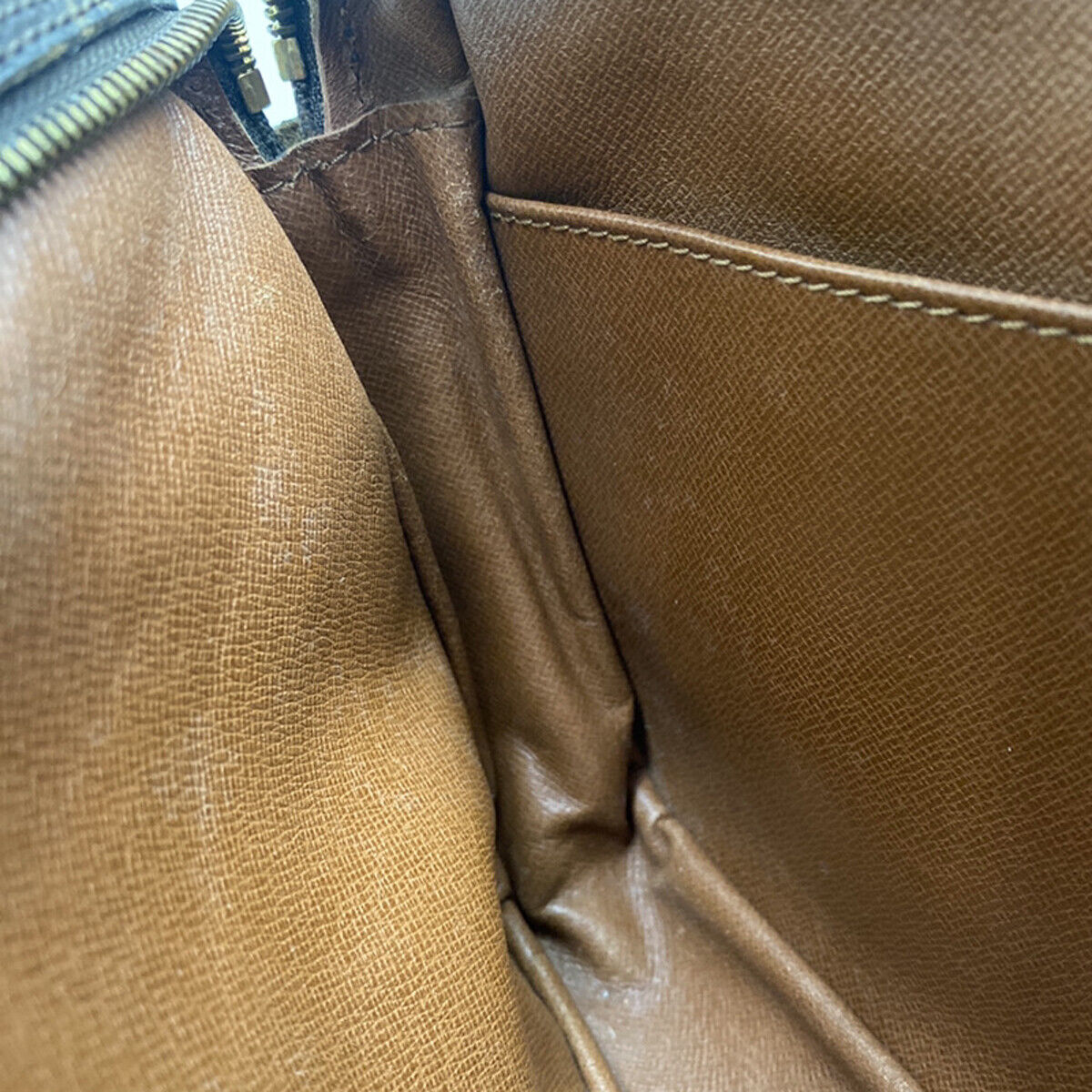 LOUIS VUITTON Compiegne 28 Clutch Hand Bag Monogram Leather Brown M51845 66YG803