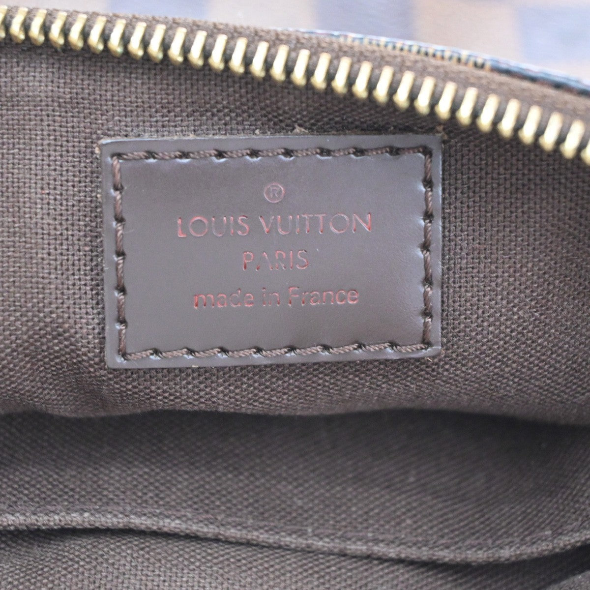 LOUIS VUITTON Pochette Plate Brooklyn Shoulder Bag Damier Brown N41100 11YJ127