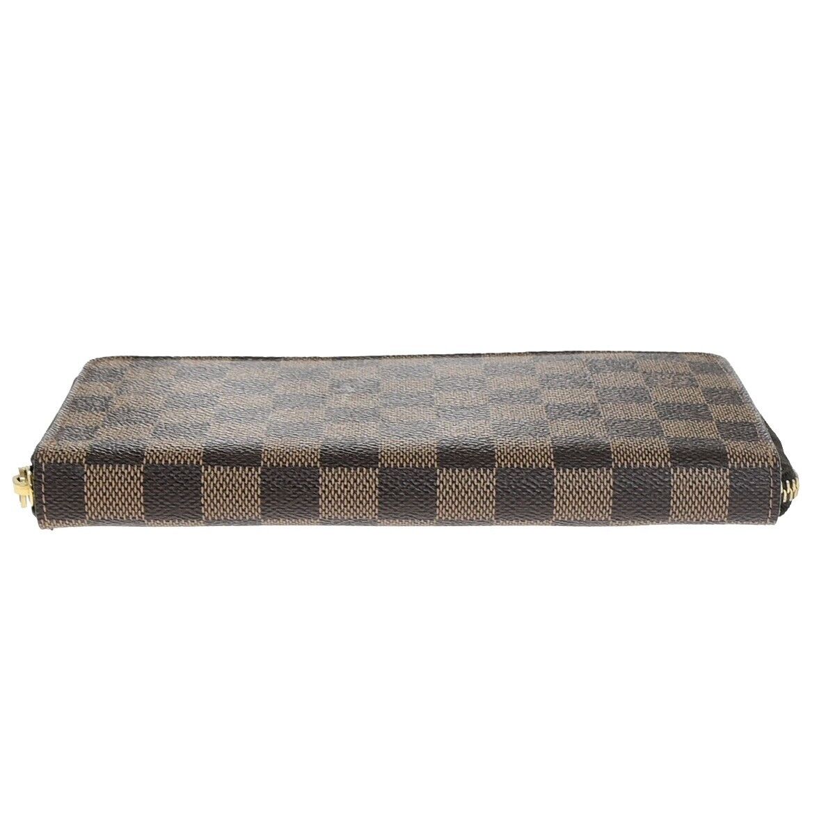 LOUIS VUITTON Zippy Organizer Long Wallet Damier Leather Brown N60003 84EC946