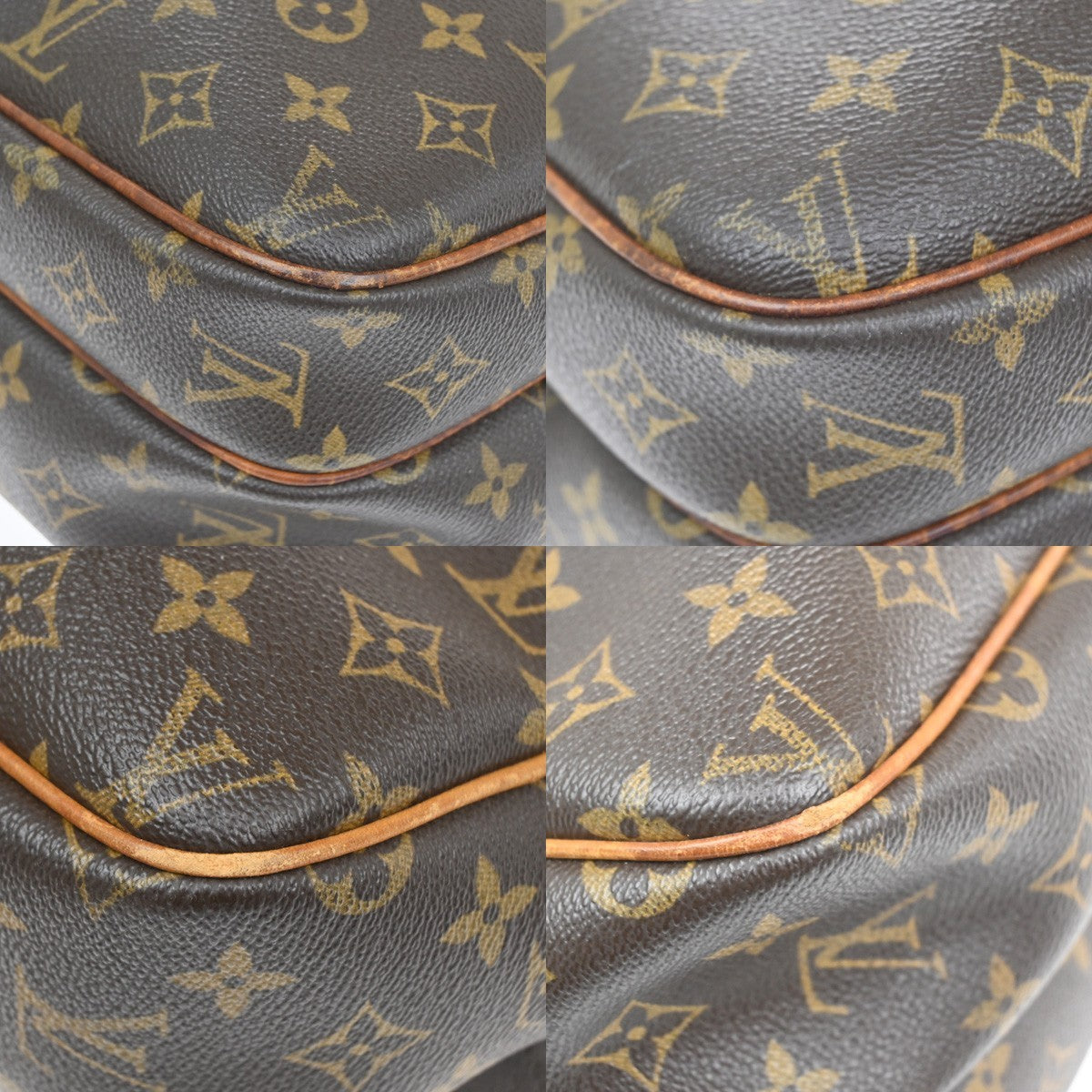 LOUIS VUITTON Reporter PM Crossbody Shoulder Bag Monogram Leather M45254 04CB023