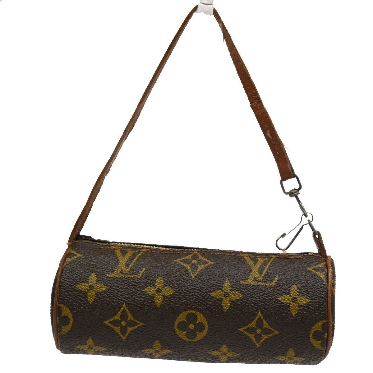 LOUIS VUITTON Pochette Papillon Hand Bag Monogram Leather Brown M51380 67DA038