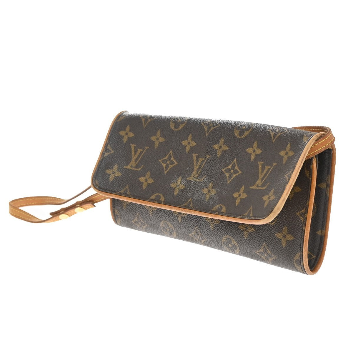 LOUIS VUITTON Pochette Twin GM 2Way Shoulder Bag Monogram Brown M51852 86SA078