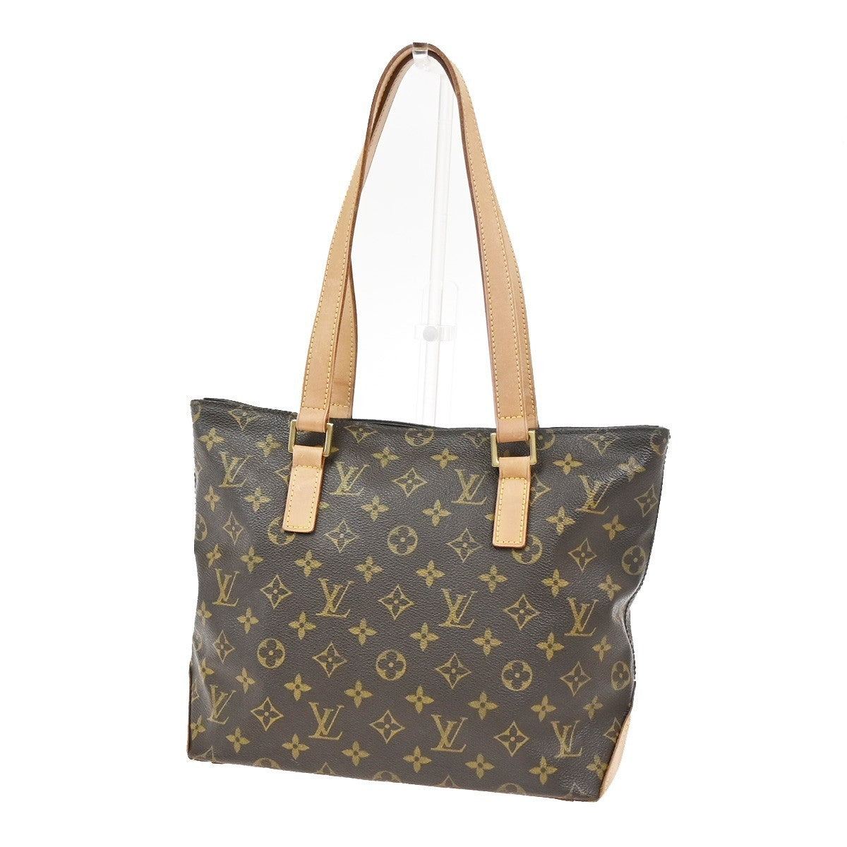 LOUIS VUITTON Cabas Piano Shoulder Bag Monogram Leather Brown M51148 16YJ022
