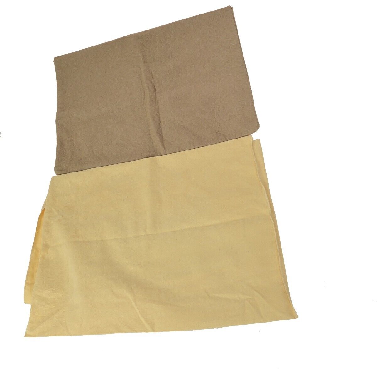 LOUIS VUITTON Logo 10 Set Dust Bag Drawstring Canvas Cotton Beige Brown 09FA768