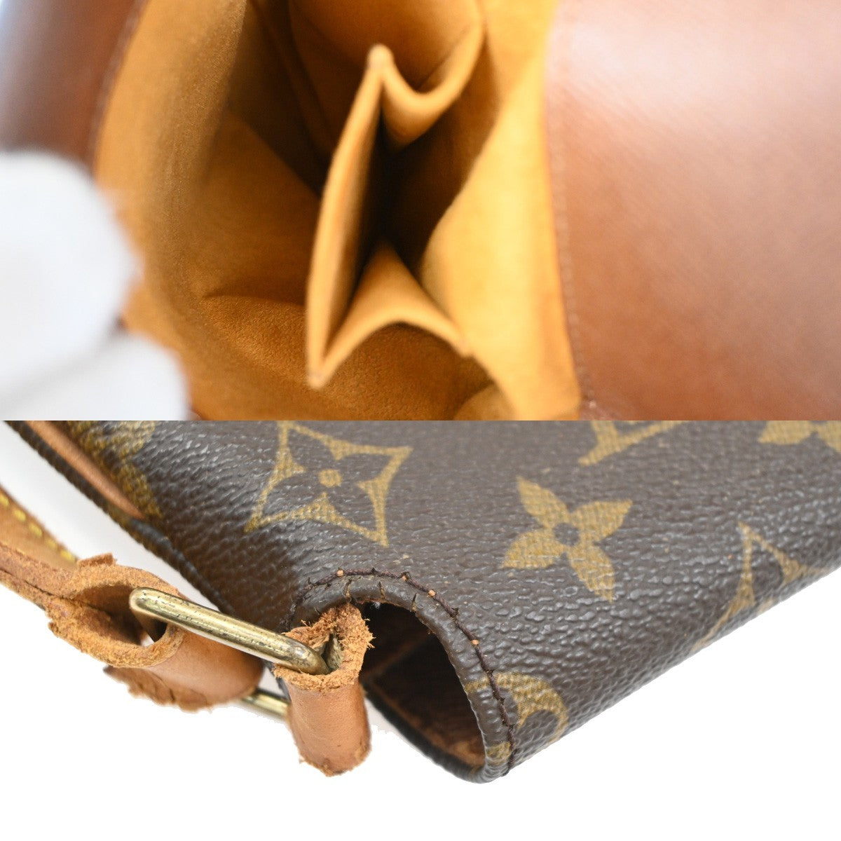 LOUIS VUITTON Musette Shoulder Bag Monogram Leather Brown France M51256 30PA120