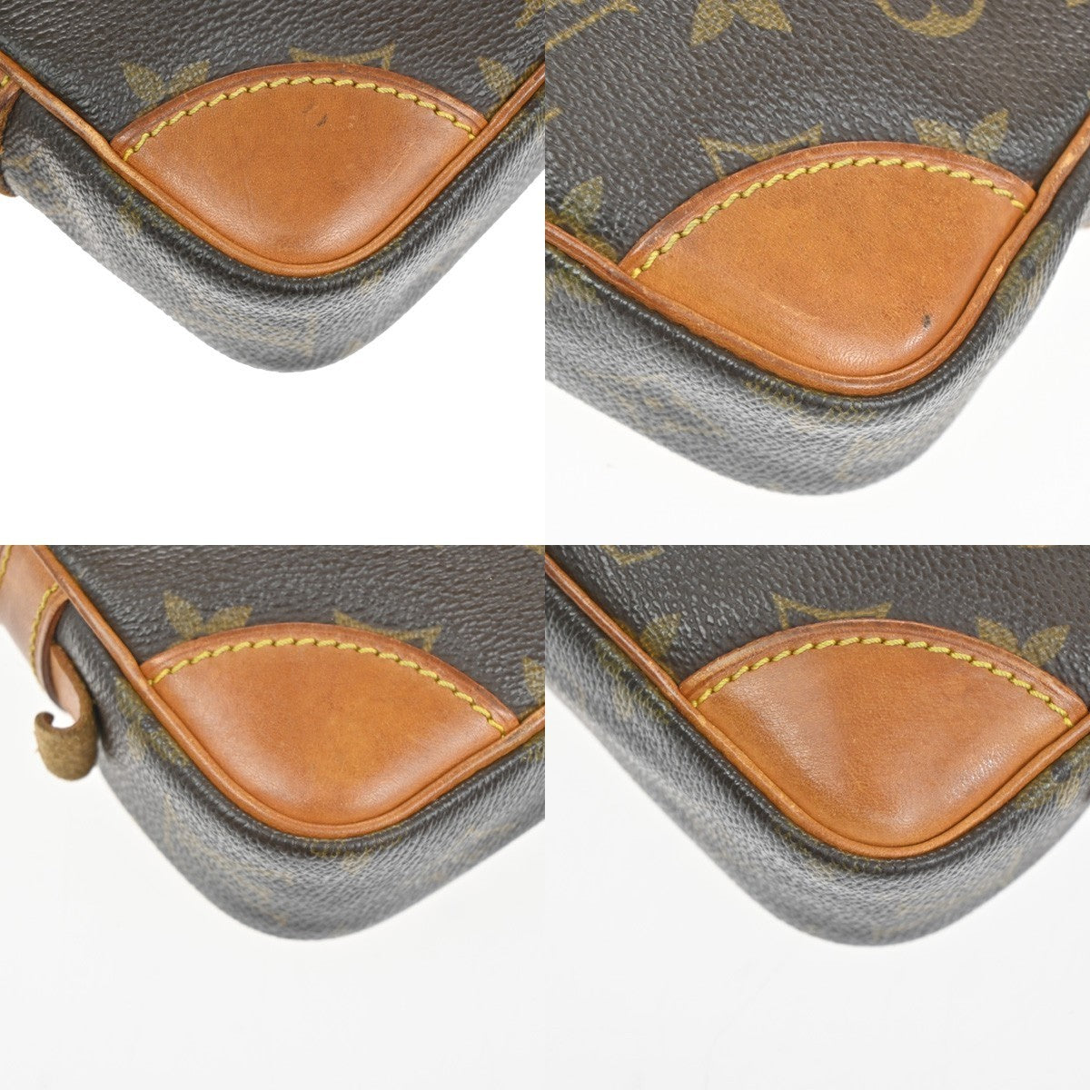 LOUIS VUITTON Marly Dragonne PM Clutch Hand Bag Monogram Leather M51827 65TA407