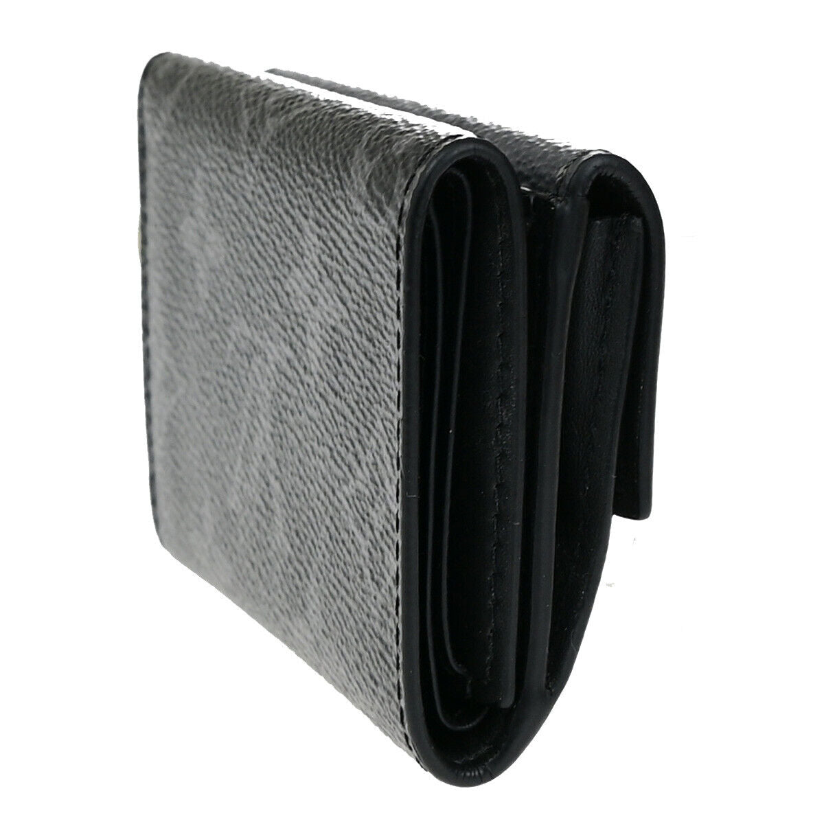 LOUIS VUITTON Discovery Compact Wallet Monogram Eclipse Reverse M45417 36YG748