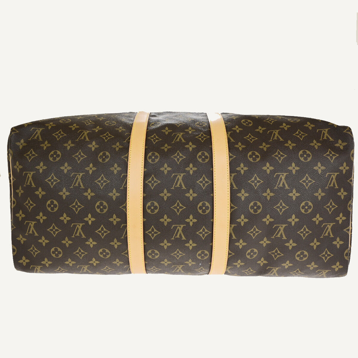 LOUIS VUITTON Keepall 55 Travel Hand Bag Monogram Leather Brown M41424 26YF058