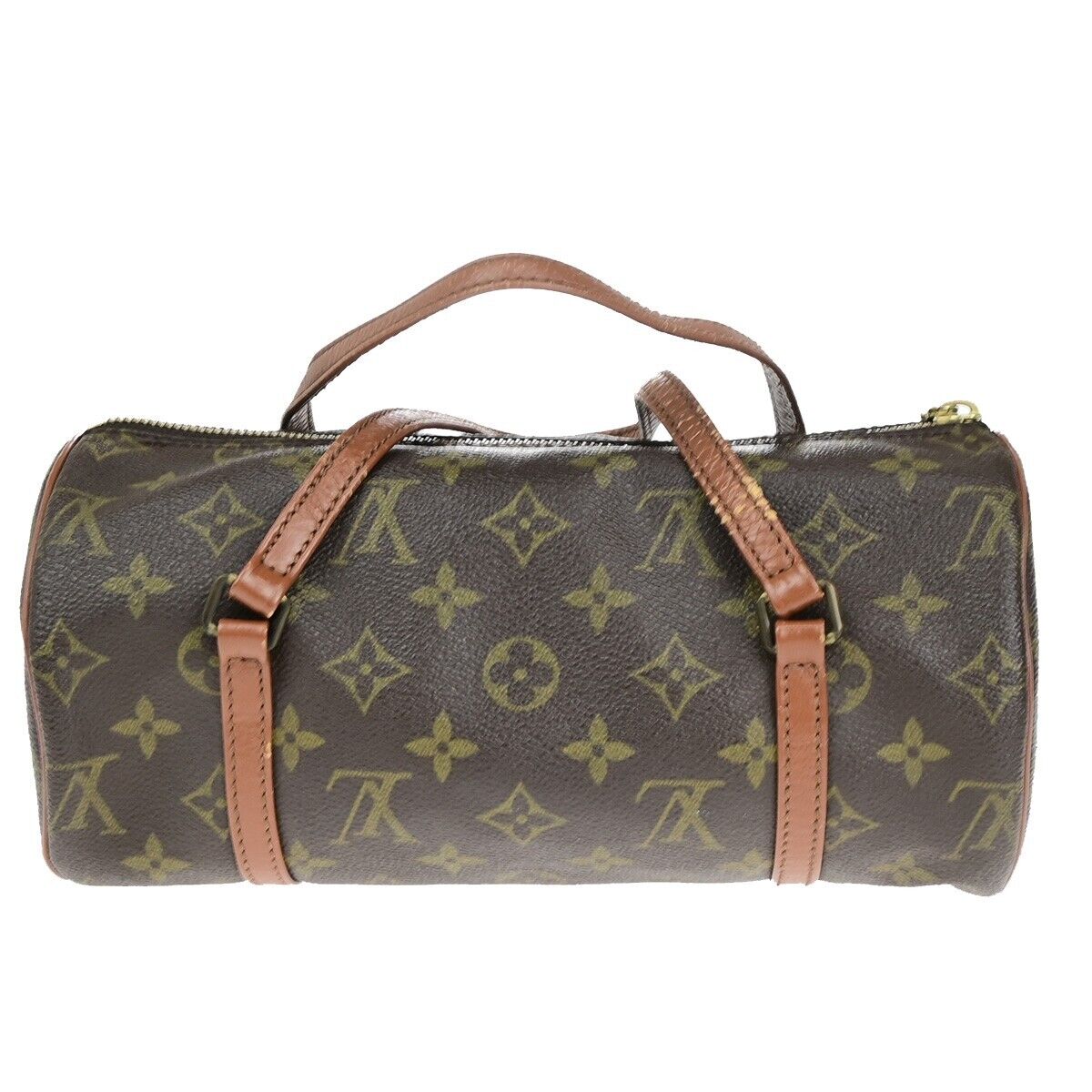 LOUIS VUITTON PAPILLON 26 Hand Bag Monogram Leather Brown France M51366 36EC523