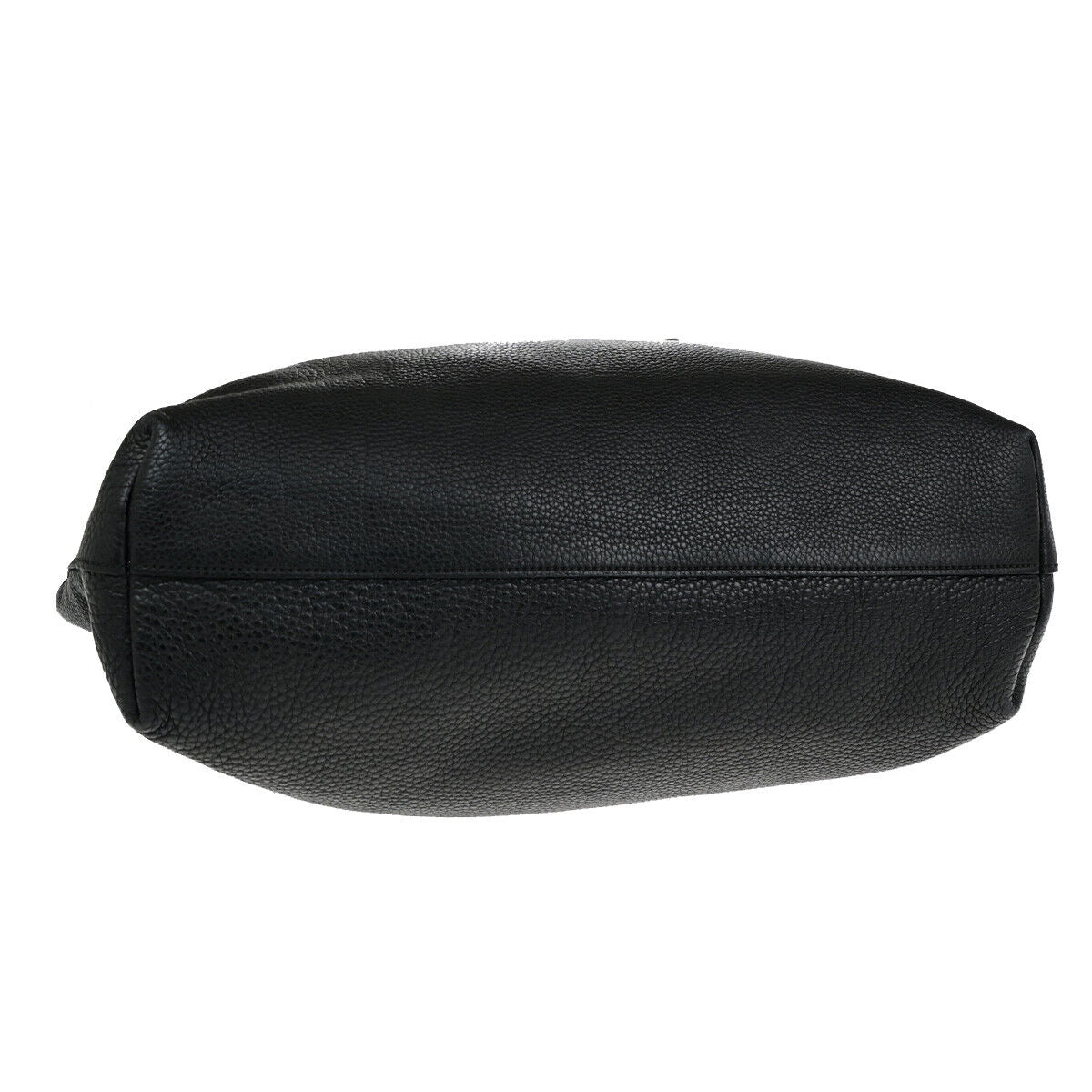 PRADA Logo 2Way Shoulder Hand Bag Vitello Daino Leather Black Nero SHW 12YG607