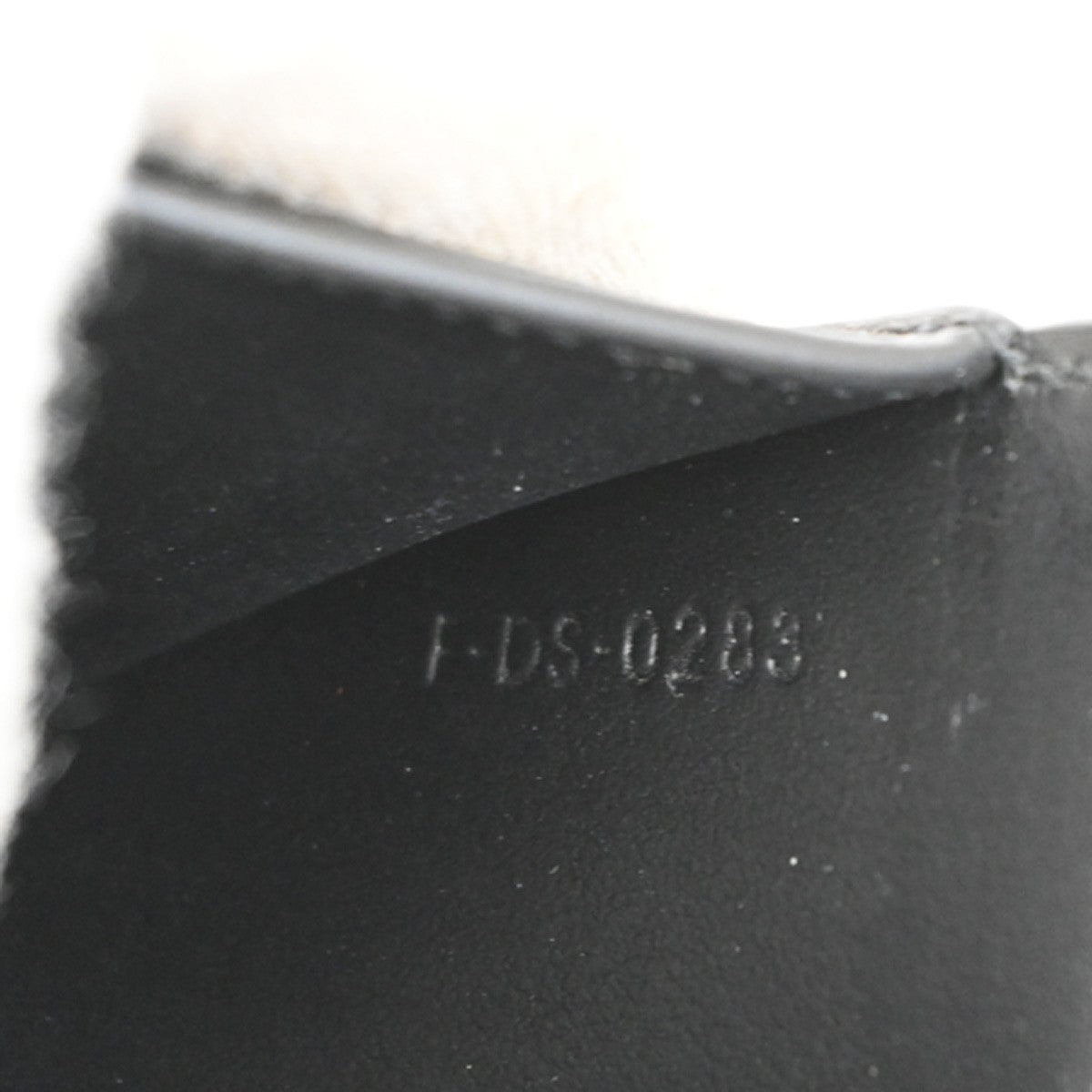 CELINE Triomphe Small Trifold Wallet Purse Leather Black GHW 31TA346