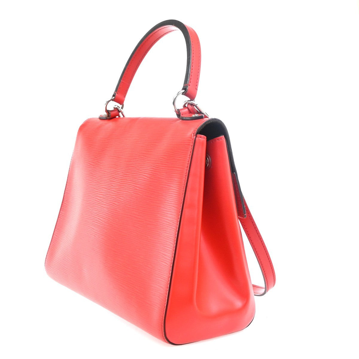 LOUIS VUITTON Cluny MM 2Way Shoulder Hand Bag Epi Leather Red SHW M41333 25ZA365