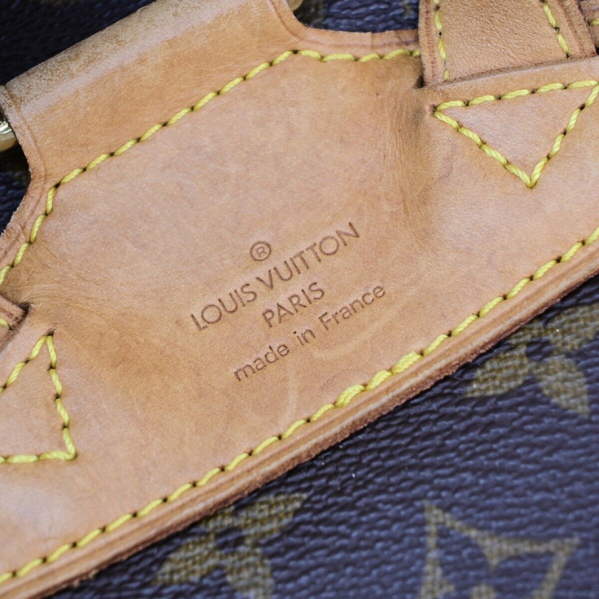 LOUIS VUITTON Montsouris MM Backpack Bag Monogram Leather Brown M51136 11EB703