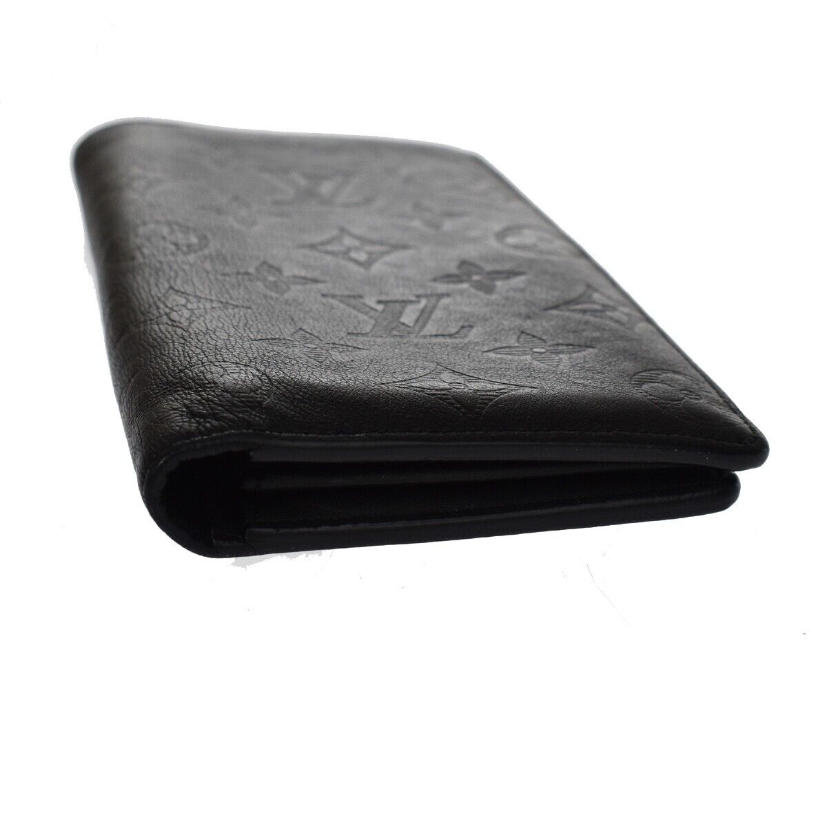 LOUIS VUITTON Brazza Long Bifold Wallet Monogram Shadow Black M62900 39GA845