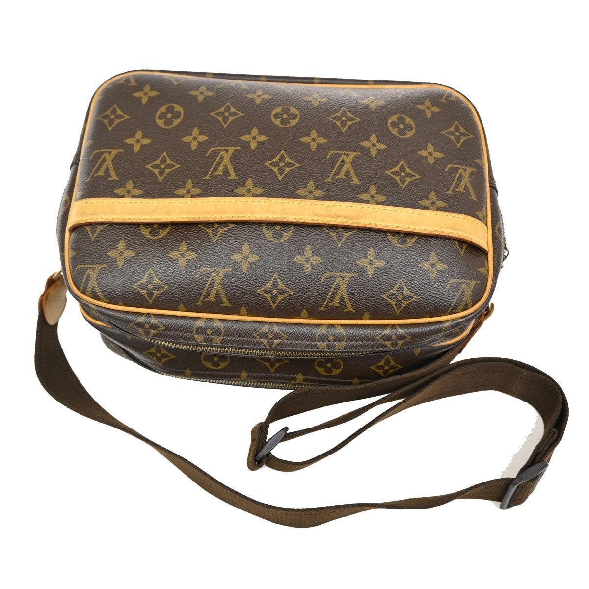 LOUIS VUITTON Reporter PM Crossbody Shoulder Bag Monogram Leather M45254 76TA062