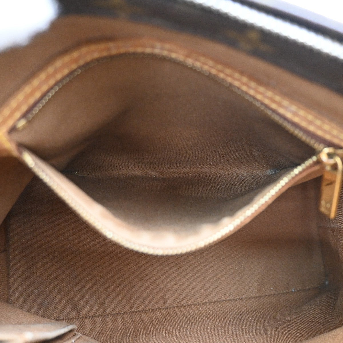 LOUIS VUITTON Cabas Piano Shoulder Bag Monogram Leather Brown M51148 80CA724