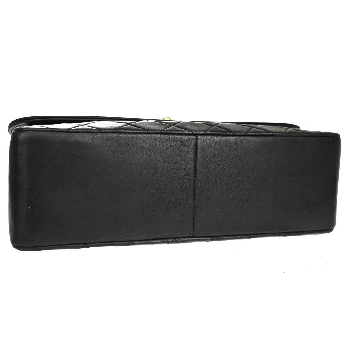 CHANEL CC Matelasse Chain Shoulder Bag Pouch Leather Black GHW Vintage 731RJ053