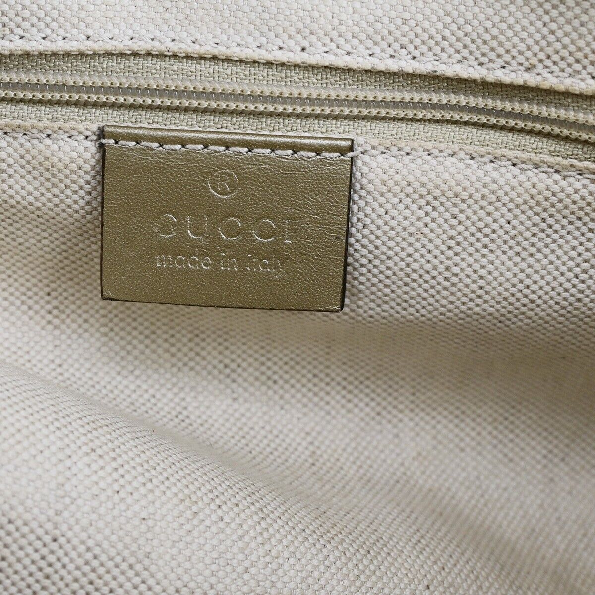 GUCCI Logo GG Pattern Sukey Shoulder Bag Canvas Leather Gold Brown GHW 80SJ570