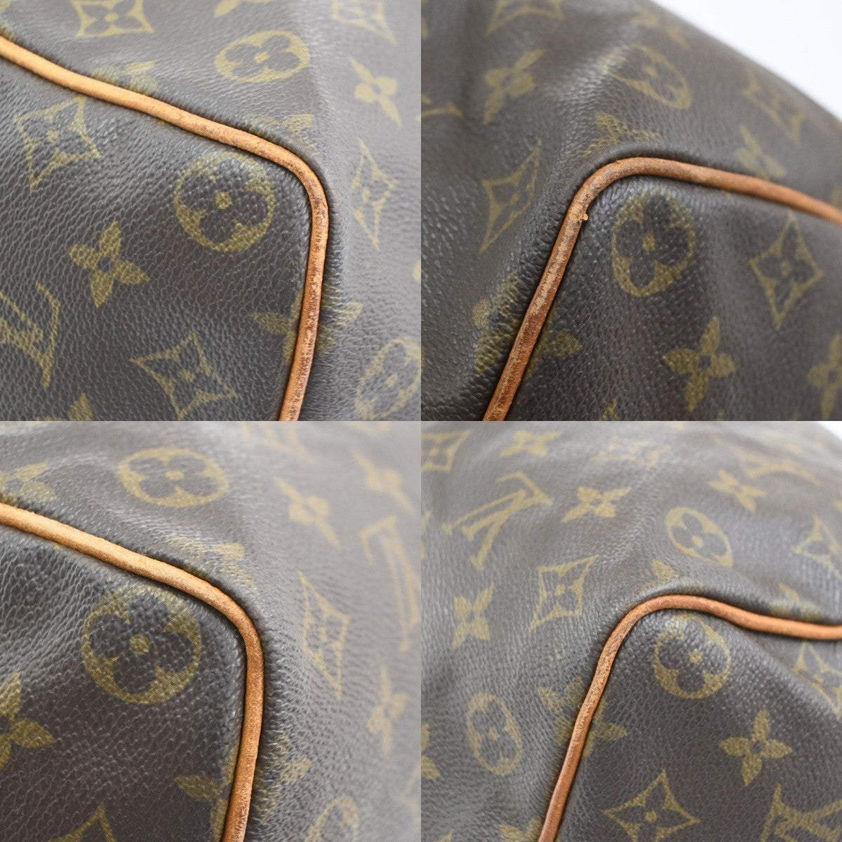 LOUIS VUITTON Speedy 35 Travel Hand Bag Monogram Leather Brown M41524 82SA002