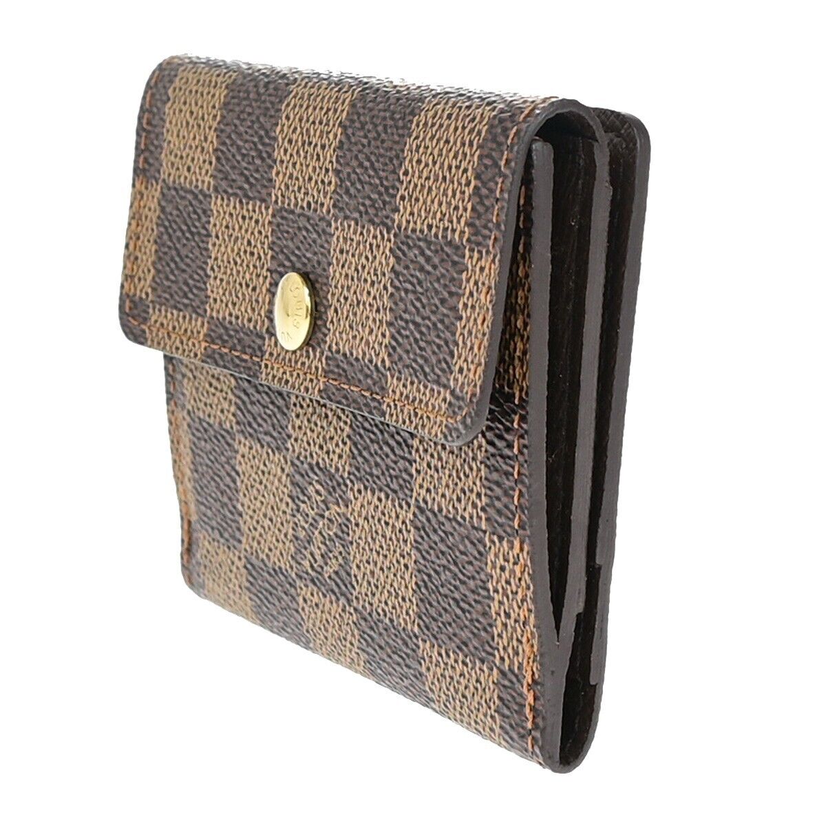 LOUIS VUITTON Ludlow Coin Case Wallet Bifold Damier Ebene Leather N62925 69EB052
