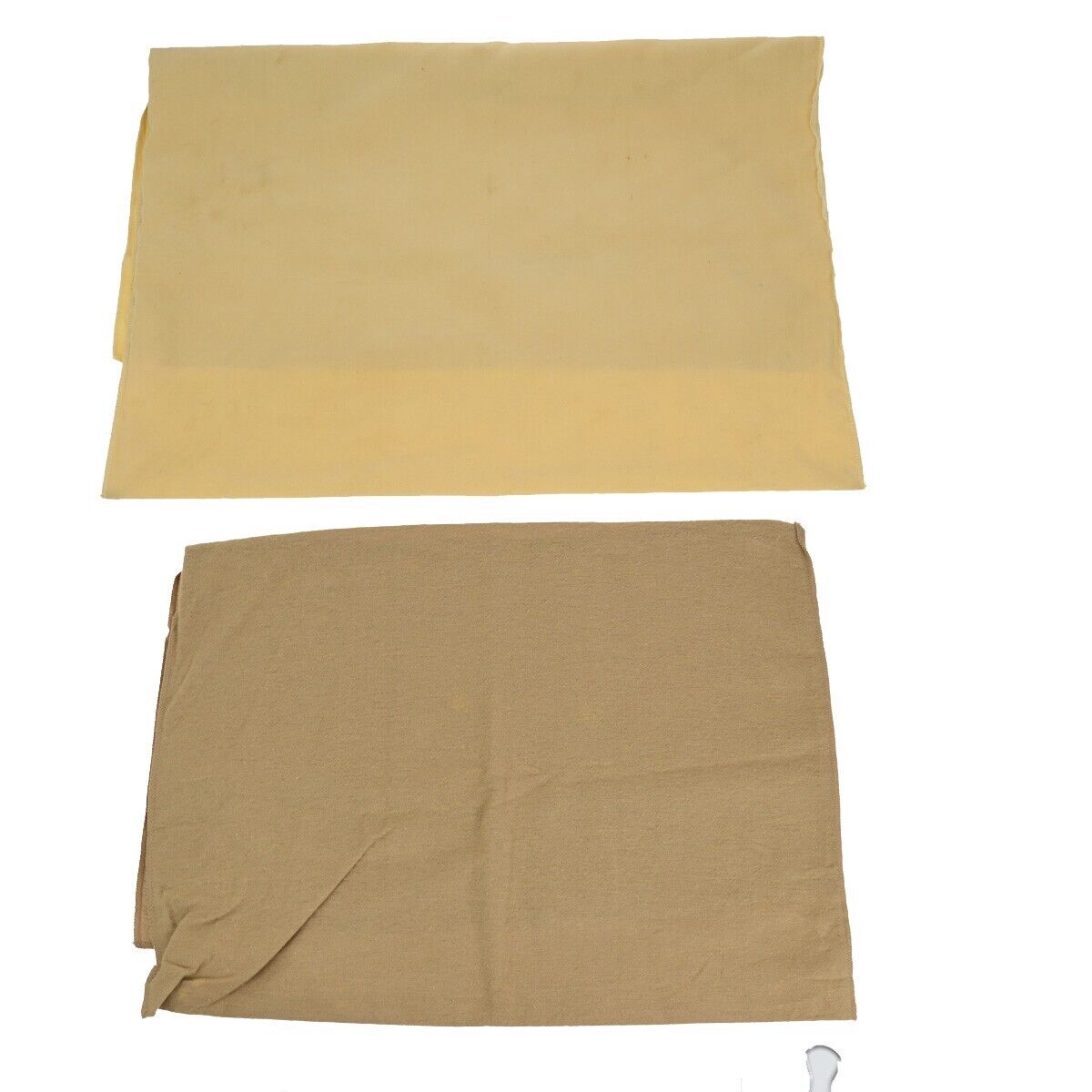 LOUIS VUITTON Logo 10 Set Dust Bag Drawstring Canvas Cotton Beige Brown 09EB418