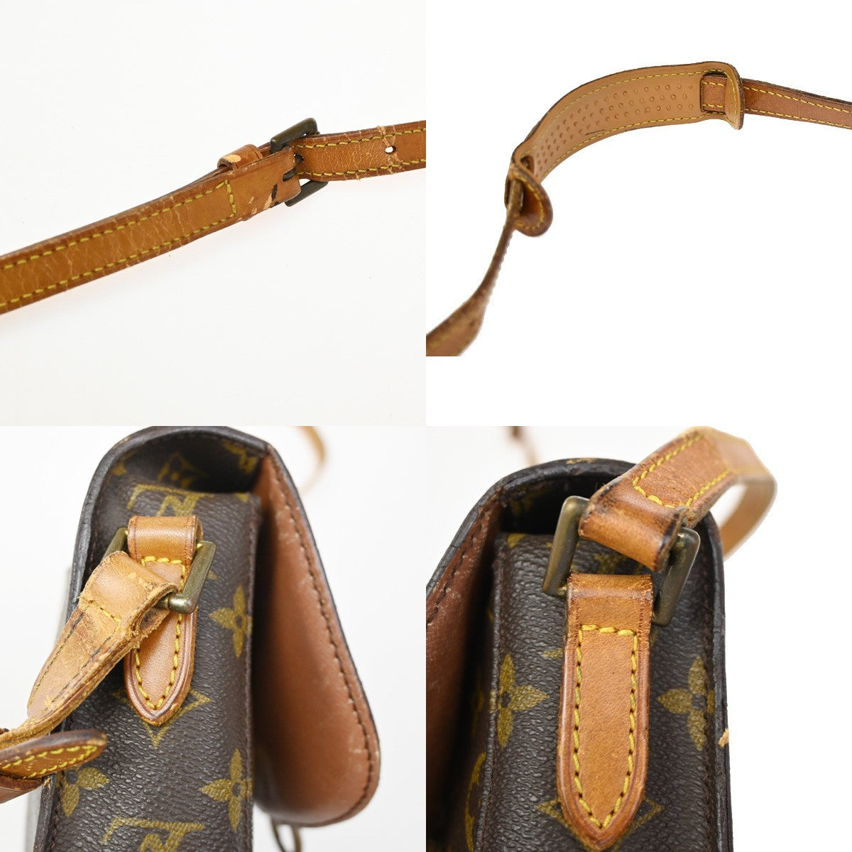 LOUIS VUITTON Mini Saint Cloud Shoulder Bag Monogram Leather BN M51244 64ZA075