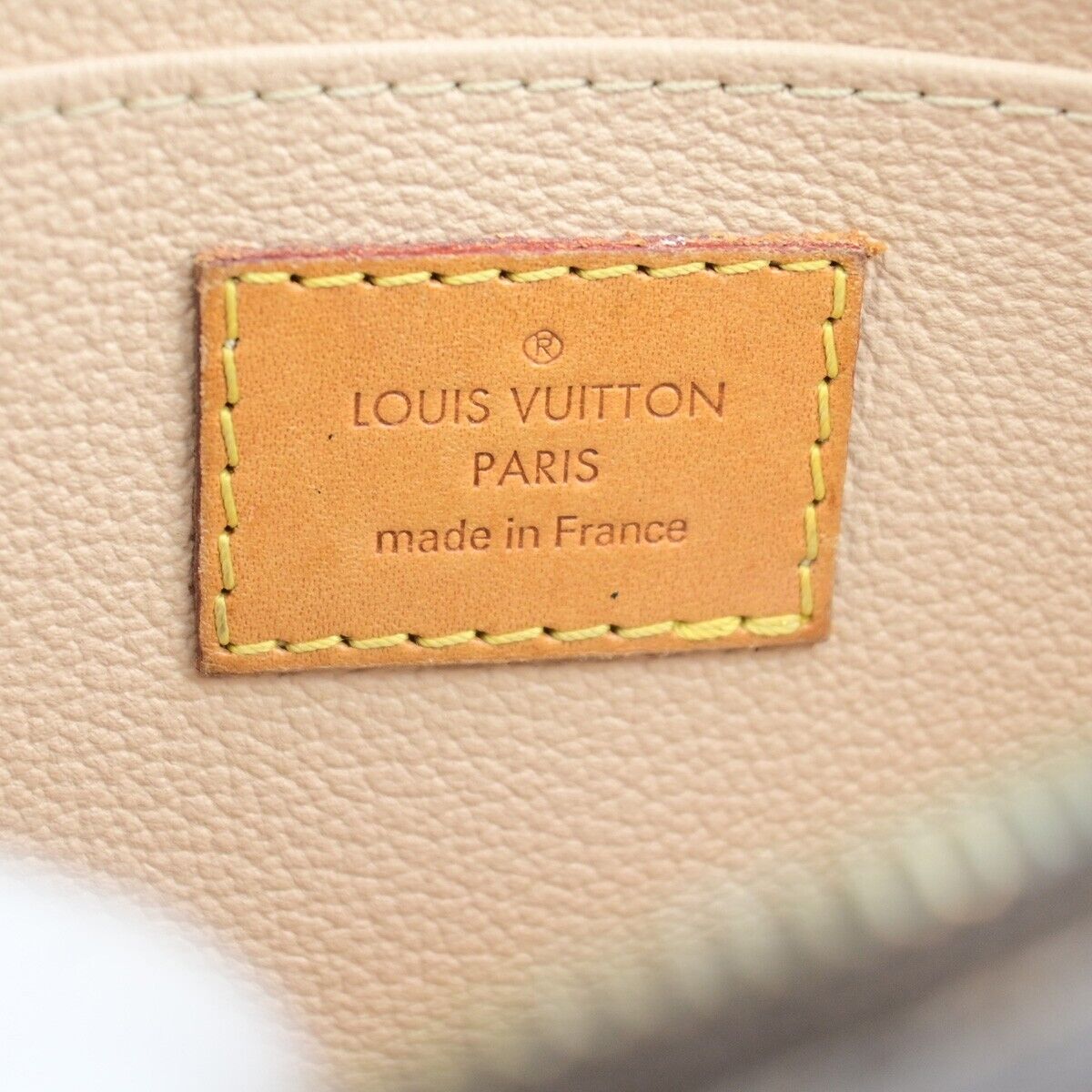 LOUIS VUITTON Pochette Cosmetic Pouch Bag Monogram Leather Brown M47515 05ED262