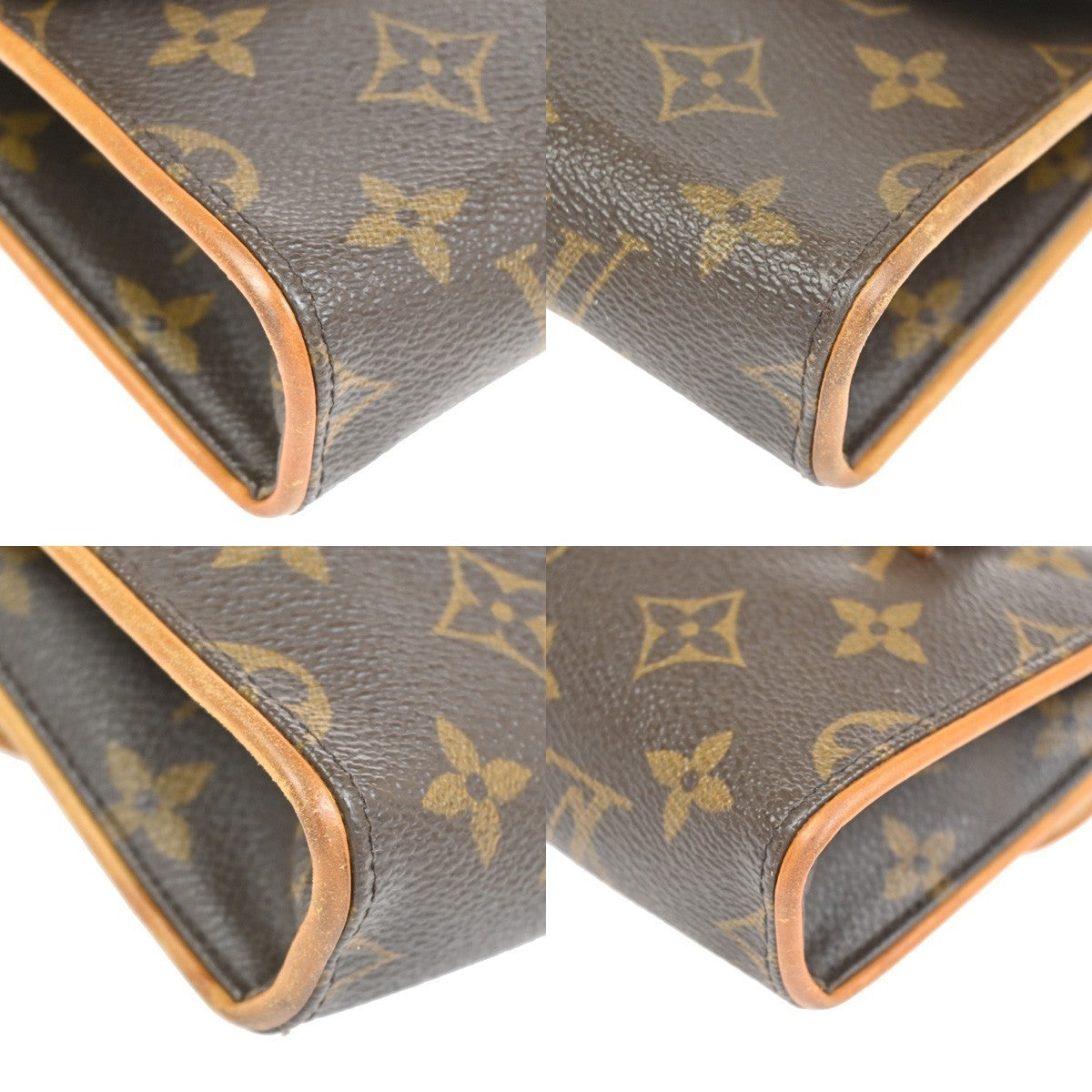 LOUIS VUITTON Pochette Florentine S Bum Bag Monogram Leather BN M51855 32CA949
