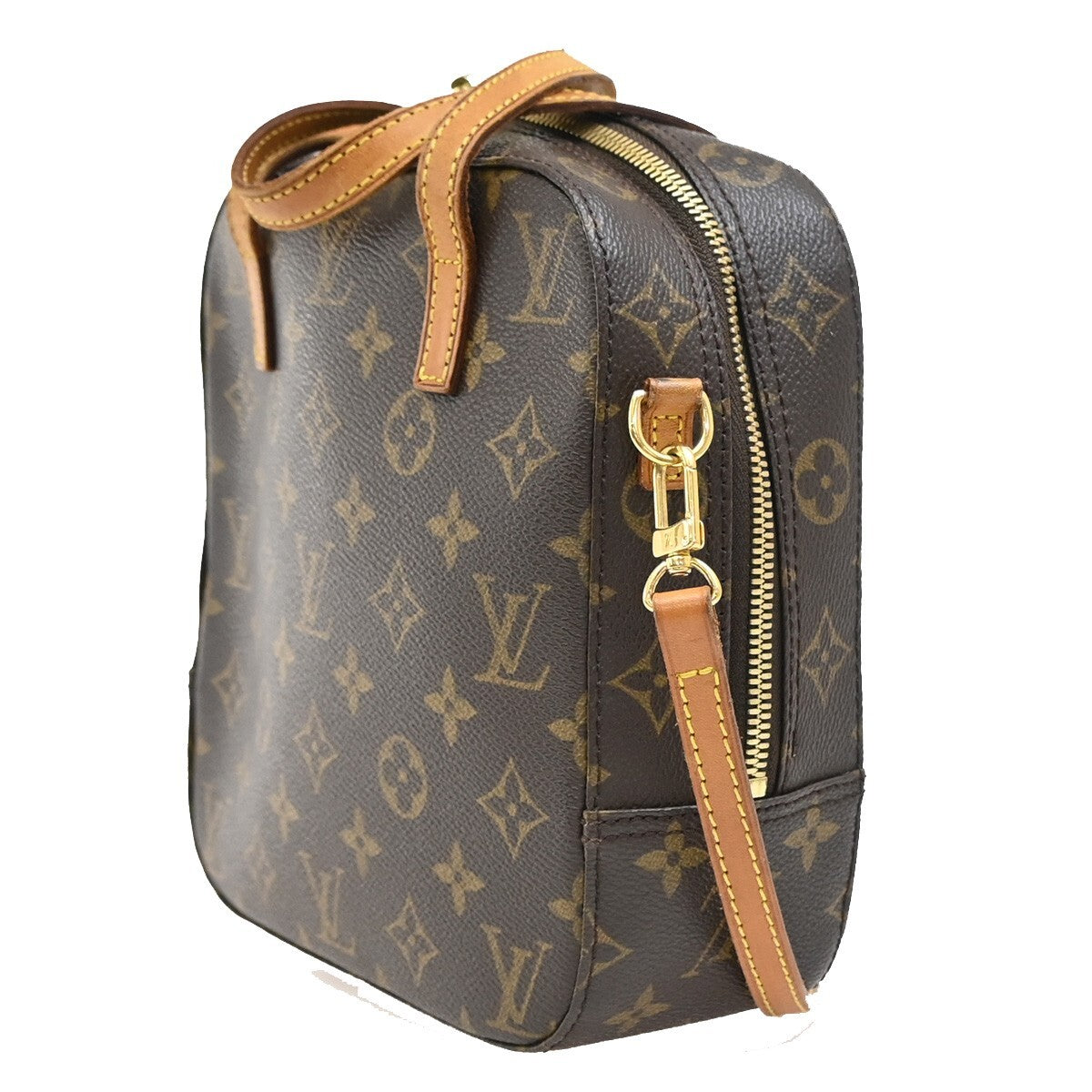 LOUIS VUITTON Spontini 2Way Shoulder Hand Bag Monogram Leather M47500 34EF098