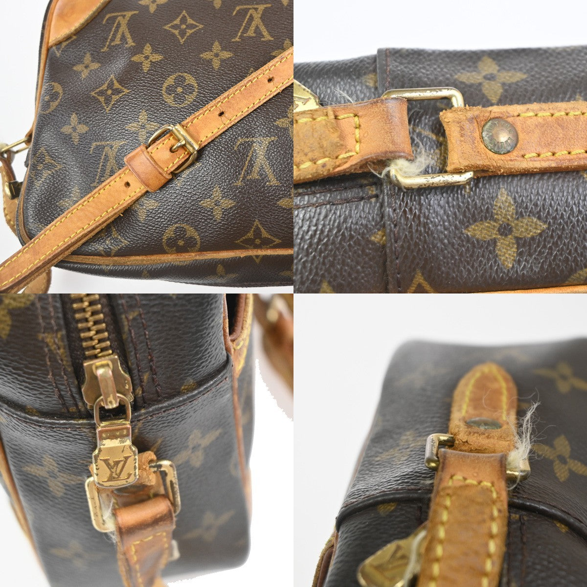 LOUIS VUITTON Trocadero 27 Shoulder Bag Monogram Leather Brown M51274 66ZA314