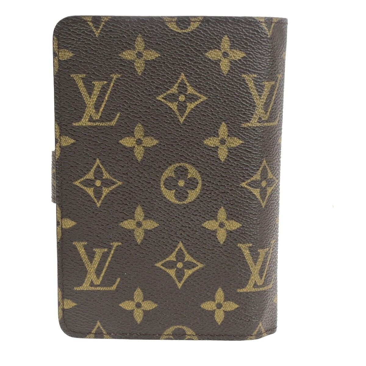 LOUIS VUITTON Porte Papier Zip Bifold Wallet Monogram Brown M61207 35RK789