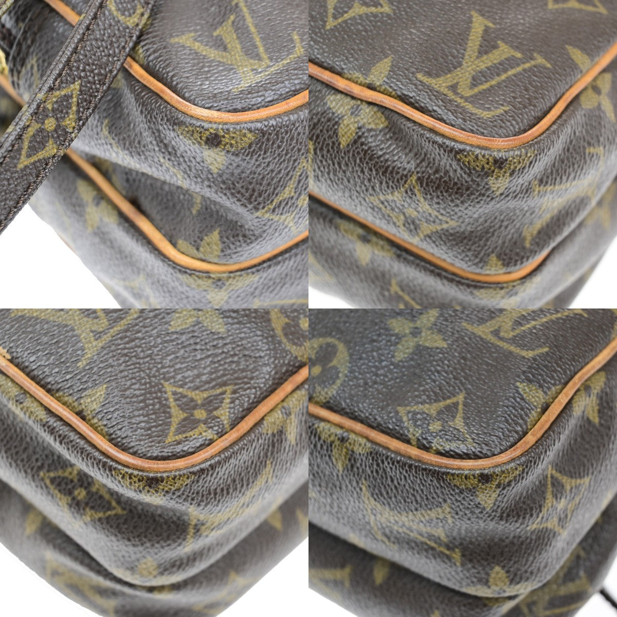 LOUIS VUITTON Mini Amazon Shoulder Bag Monogram Leather Brown M45238 30YH080