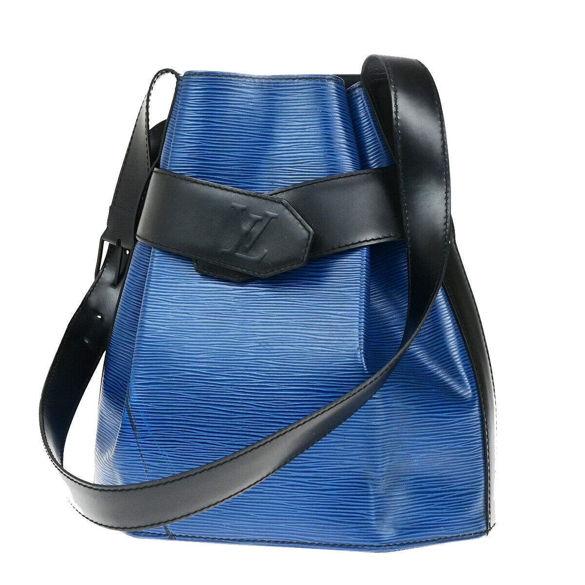 LOUIS VUITTON LV Sac De Paul PM Bicolor Shoulder Bag Epi Leather BE BK 31YG472