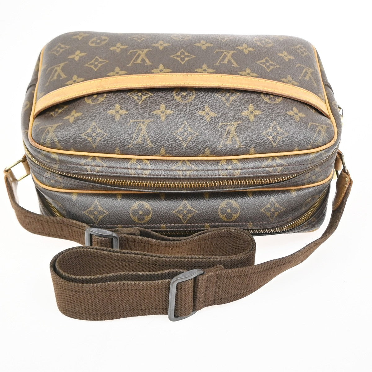 LOUIS VUITTON Reporter PM Crossbody Shoulder Bag Monogram Leather M45252 83PA027