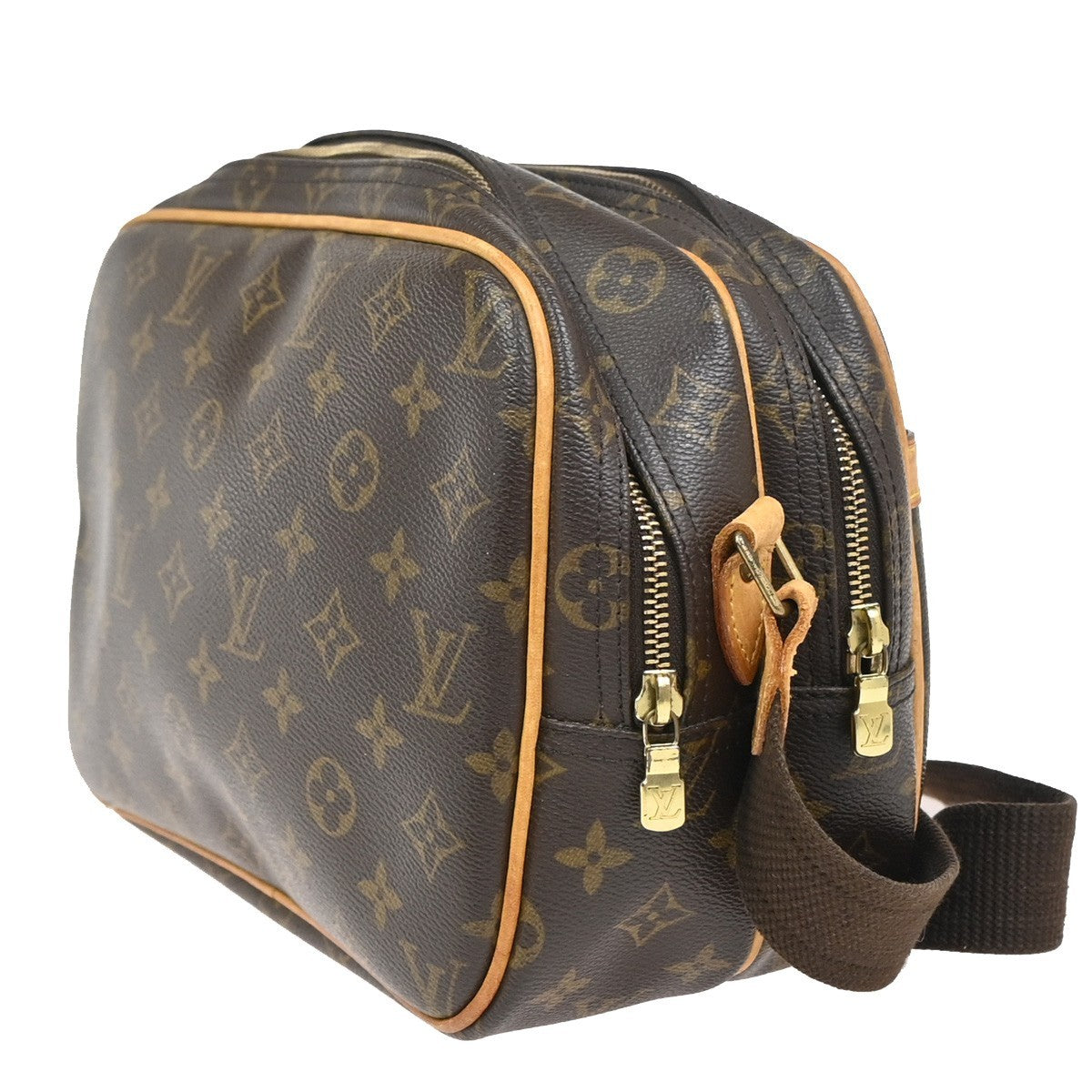LOUIS VUITTON Reporter PM Crossbody Shoulder Bag Monogram Leather M45254 76TA597