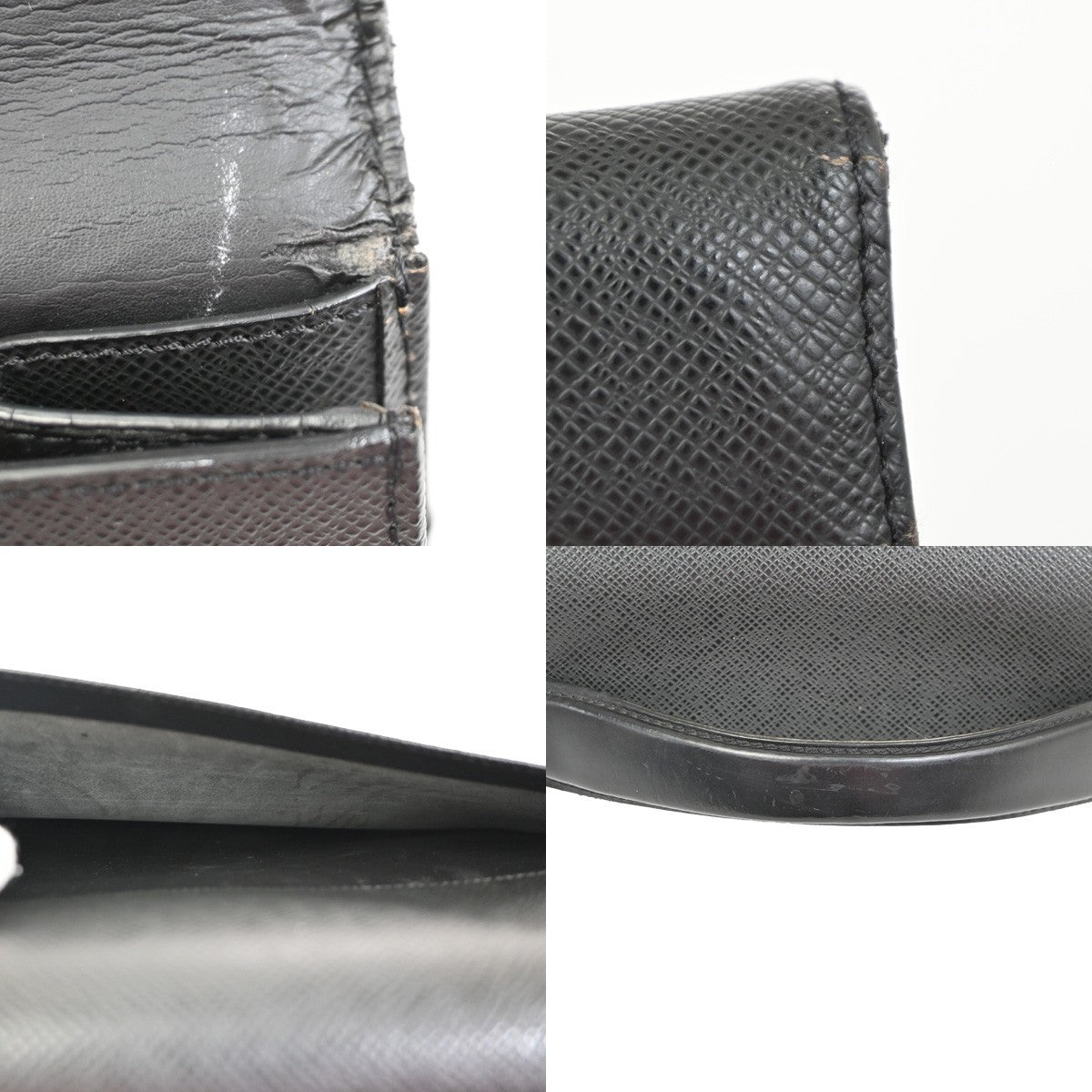 LOUIS VUITTON Serviette Kazan Brifecase Hand Bag Taiga Leather BK M30802 67KC488