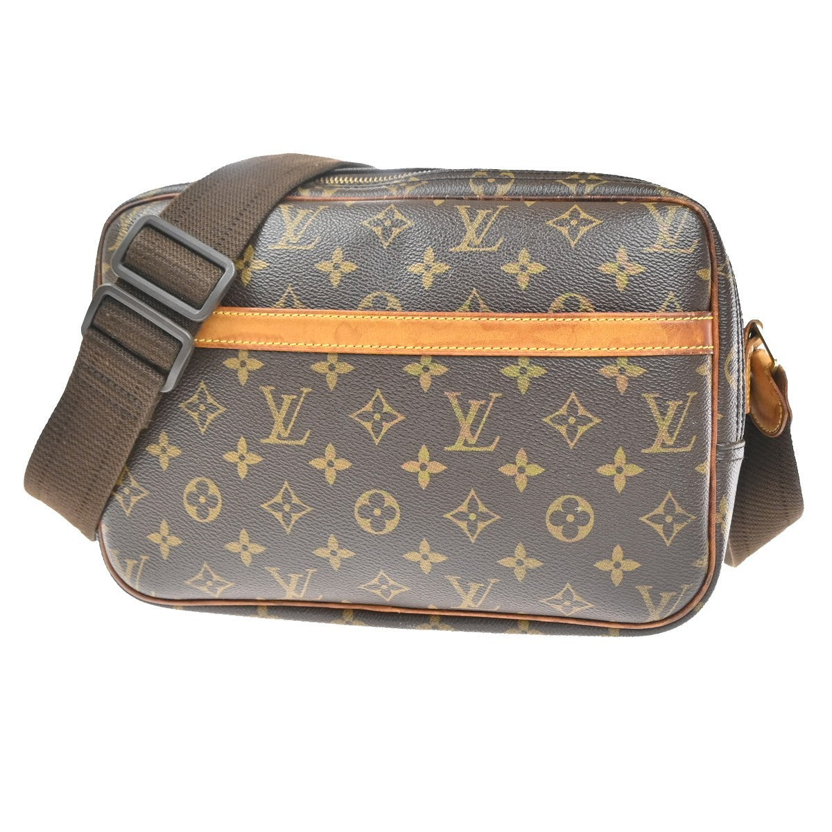 LOUIS VUITTON Reporter Crossbody Shoulder Bag Monogram Leather BN M45254 70MA521