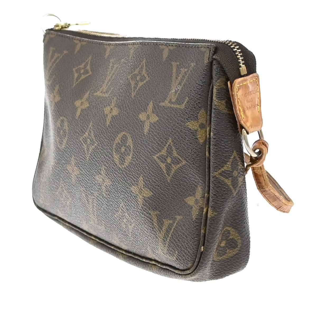 LOUIS VUITTON Pochette Accessoires Hand Bag Monogram Leather BN M51980 38EF857