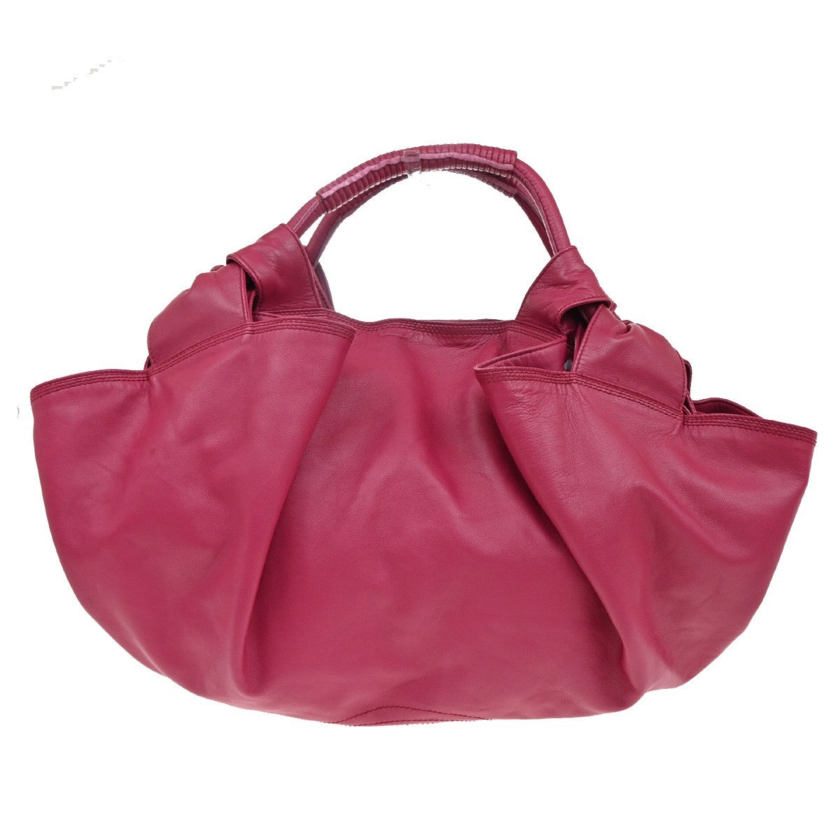 LOEWE Anagram Logo Nappa Aire Hand Bag Leather Pink GHW Spain 85RL517