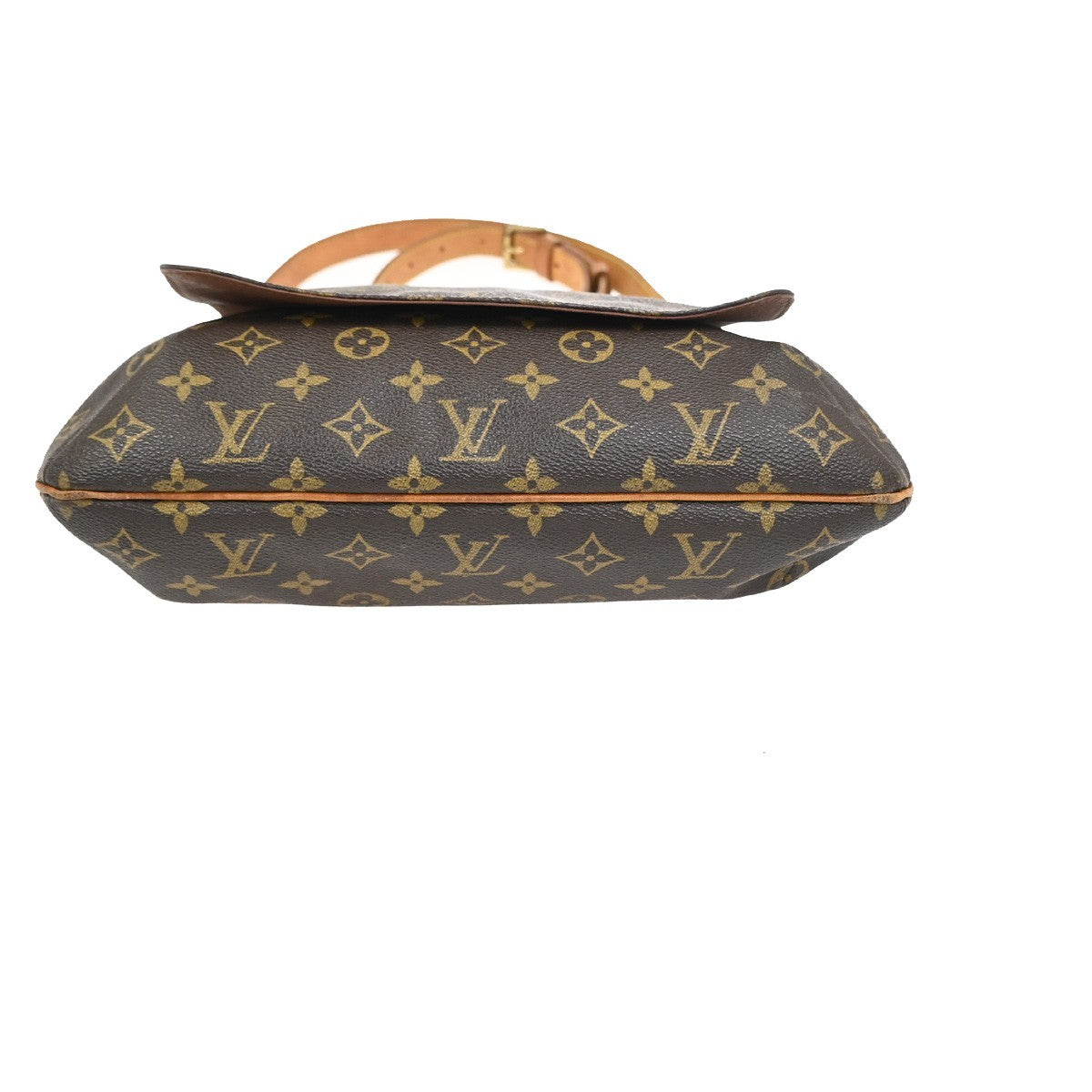 LOUIS VUITTON Musette Shoulder Bag Monogram Leather Brown France M51256 88YJ031
