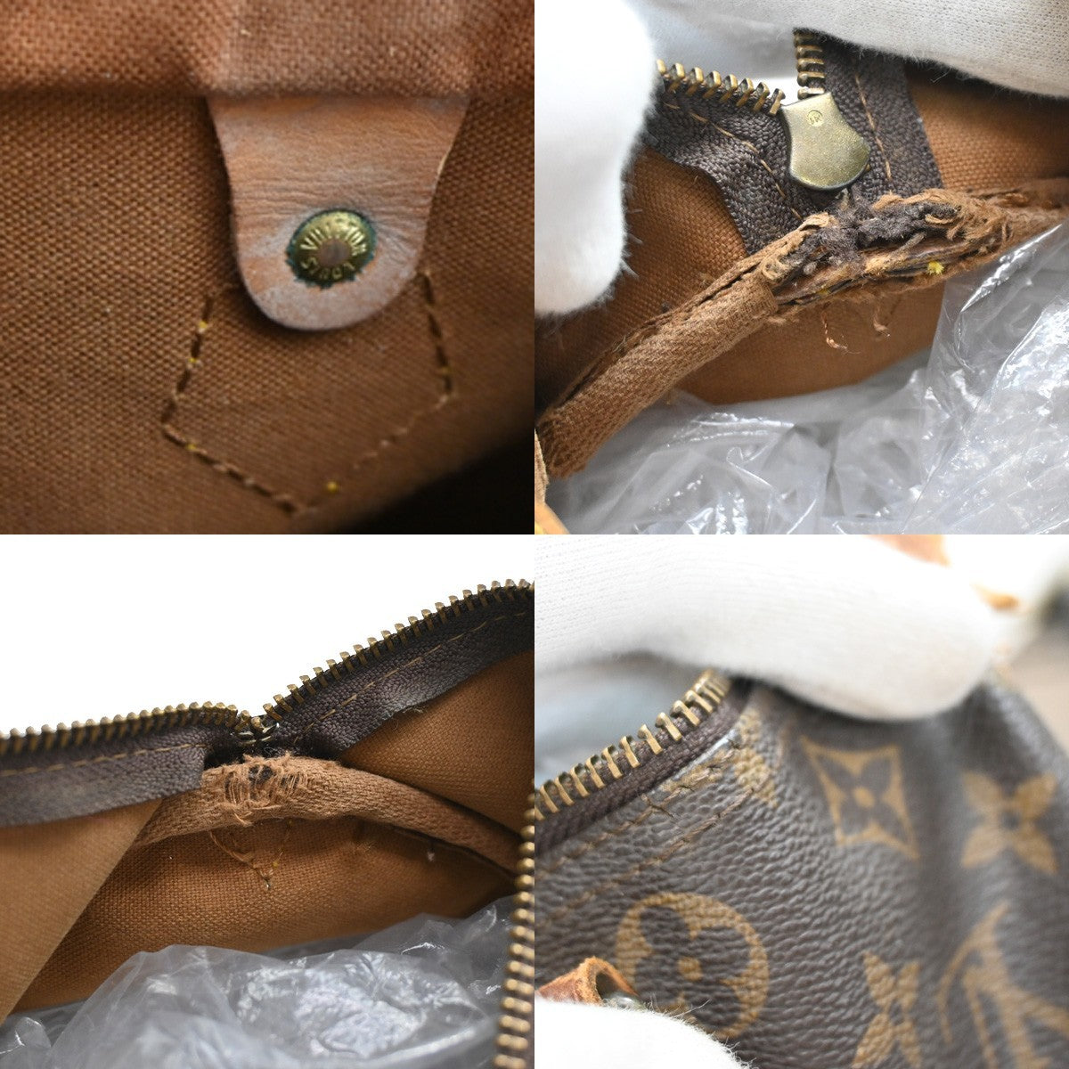 LOUIS VUITTON Speedy 30 Travel Hand Bag Monogram Leather Brown M41526  30SA086