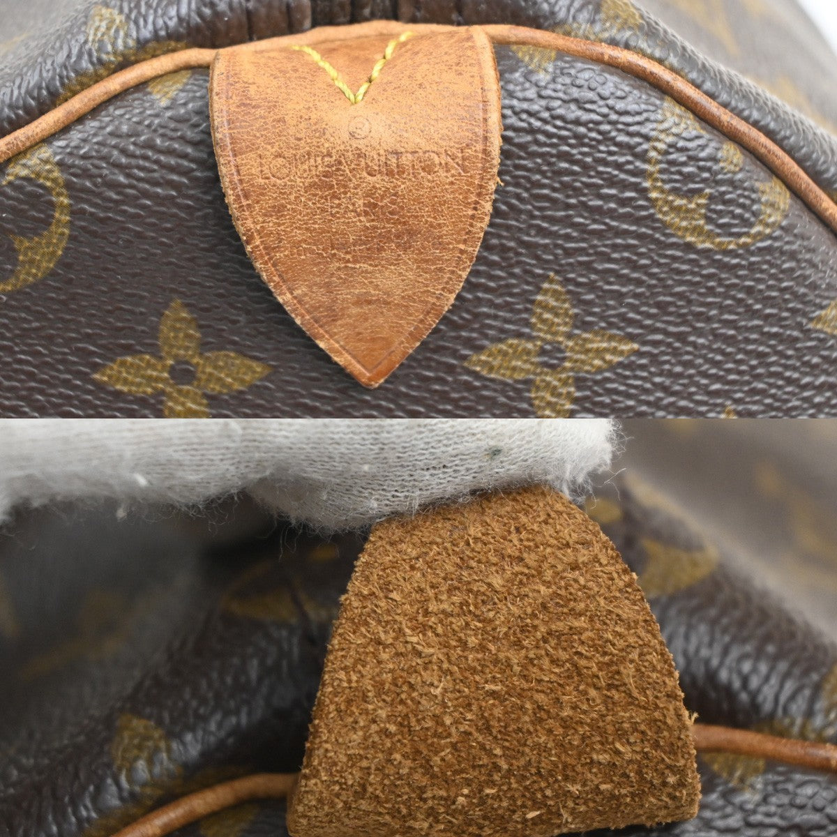 LOUIS VUITTON Keepall 50 Travel Hand Bag Monogram Leather Brown M41426 84MA513