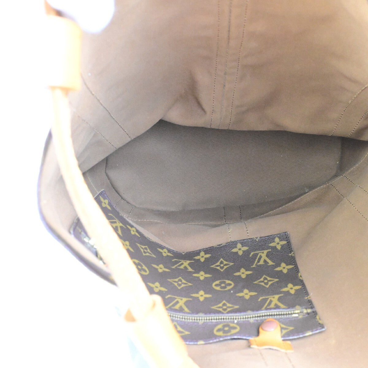 LOUIS VUITTON LV Randonnee GM Shoulder Bag Monogram Leather Brown M42244 11EE124