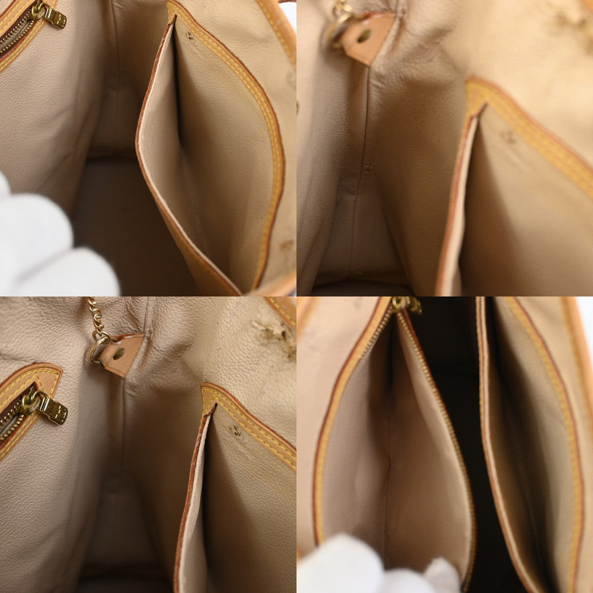 LOUIS VUITTON BUCKET GM Shoulder Tote Bag Monogram Leather Brown M42236 88YJ102
