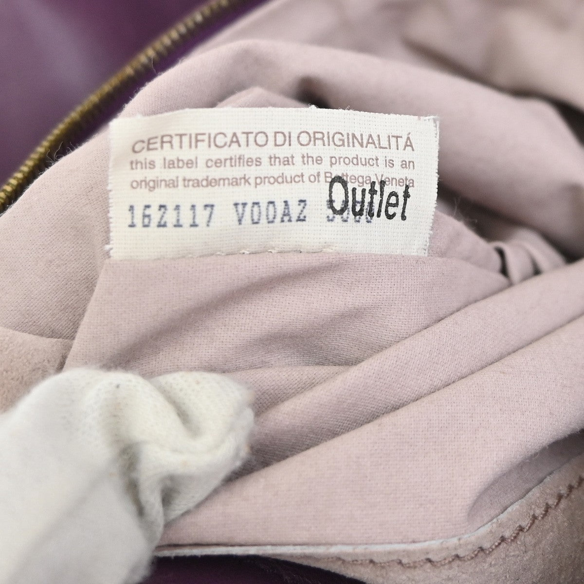 BOTTEGA VENETA Olimpia Intrecciato Shoulder Bag Leather Purple GHW Italy 12RL741