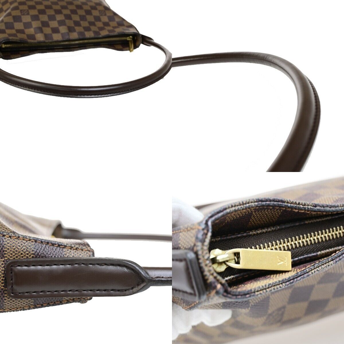 LOUIS VUITTON Looping GM SP Order Shoulder Bag Damier Ebene Brown N51144 93FB187