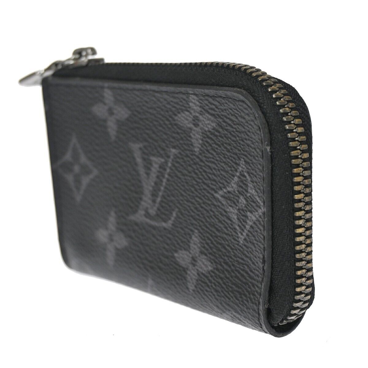 LOUIS VUITTON Porte Monnaie Jules Coin Wallet Monogram Eclipse BK M63536 31ED468