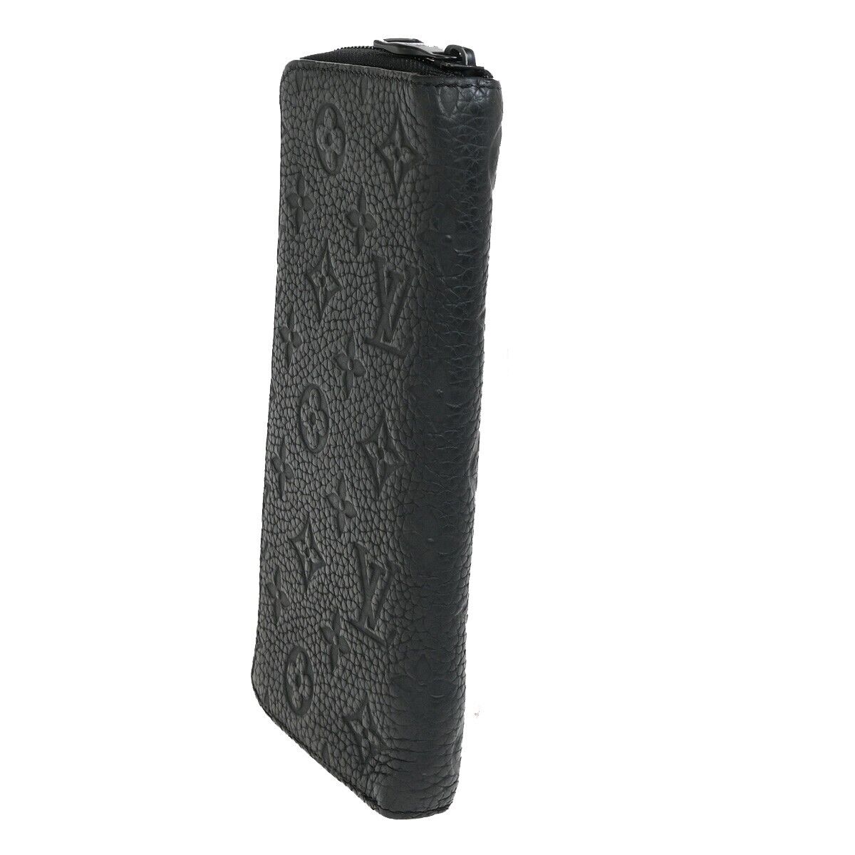 LOUIS VUITTON Zippy Wallet Vertical Wallet Monogram Taurillon BK M69047 15YF079