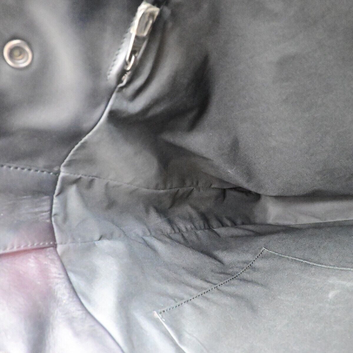 BOTTEGA VENETA Logo  Intrecciato Shoulder Tote Bag Leather Black Italy 20RF196